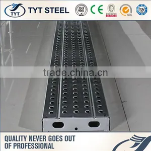 Perforated Steel Plank Steel Catwalk Anti-skid Steel Scaffolding Plank thumbnail-1
