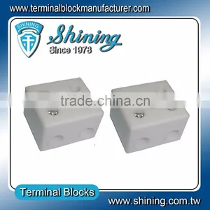 TC-652-A No Glazed Plated 600V 2 Pole 16mm 65A Porcelain Terminal thumbnail-3