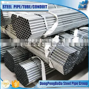 HDG ASTM A53 Type F GSM150 ERW DN40 Steel Pipe thumbnail-1