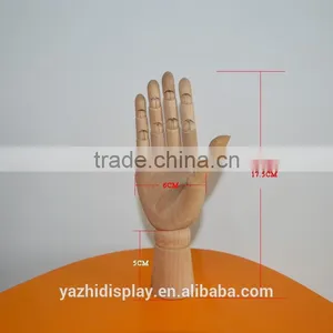 Hot Sale Wood Mannequin Hand for Gloves Display thumbnail-3