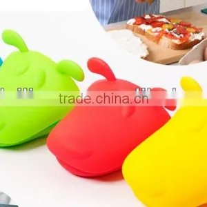 Heat Resistant Colorful Silicone Gloves for Cooking thumbnail-1