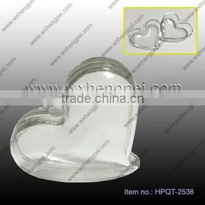 Cleverish Portable Cute Transparent Heart-shaped Plastic Storage Jewelry Wedding Box Kit thumbnail-1