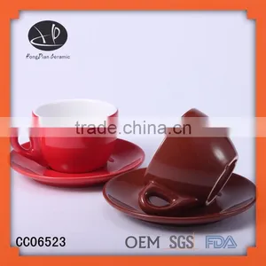 6 Cup , Cup & Saucer Wedding Gifts, Ceramic Arabic Coffee Cup and Saucer thumbnail-1