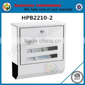 Stainless Steel Metal Mailboxes Wall Mounted Letterbox thumbnail-2