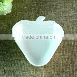 High Quality Cheap Restauraut White Decorative Porcelain Cake&Fruit DIshes Plate Set thumbnail-3