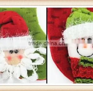 6Pcs/set Christmas Stocking Hanger Ornament Socks For Decoration Xmas Tree Gift thumbnail-3