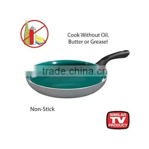 High Quality Non Stick Ceramic Aluminum Cooking Pan thumbnail-1