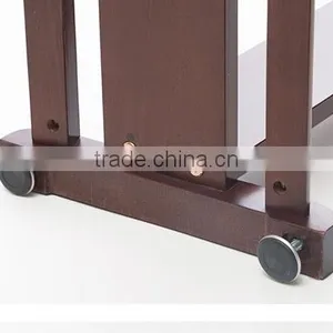 Portable Wooden Clothes Hanger Simple Wooden Coat Rack thumbnail-2