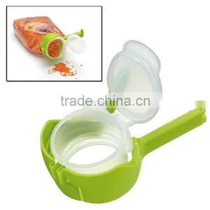 New Food Grade Plastic Bag Sealer Clip,Seal and Pour Bag Clips thumbnail-1