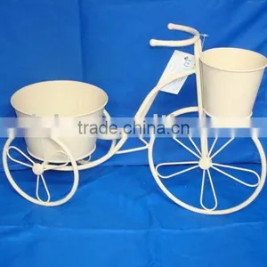 Metal Bicycle Plant Holder thumbnail-1