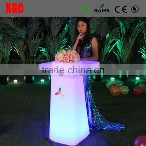 Bar Club Portable Cocktail Tables Led Light up Cocktail Table GF323 thumbnail-1