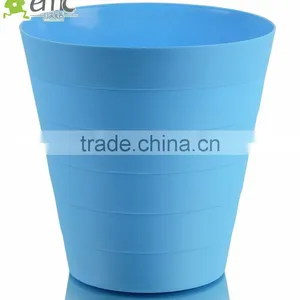 PP Round Shape Plastic Trash Can thumbnail-1