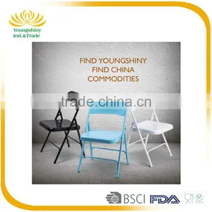Promotional High Quality Steel Metal Foldable Chair thumbnail-1