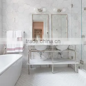Beautiful Decorative Natural Stone Oriental White Marble Tile Price thumbnail-1