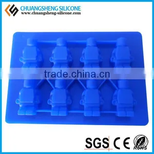 Mini Robot Shape Ice Cream Mold, Ice Cube Tray, Freeze Tooling thumbnail-4