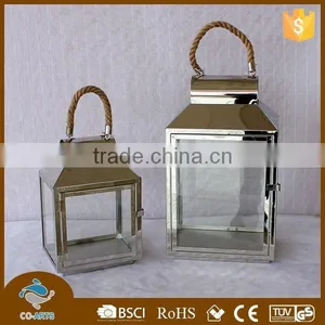 Garden Stainless Steel Metal Candle Lantern thumbnail-4