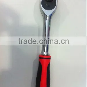 Hand Tools Cr-V Material Ratchet Torque Spanner Bent Comfort Grip Quick Release Wrench thumbnail-1