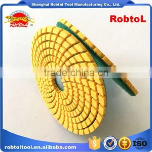 3" 50# Diamond Polishing Pads Hook and Loop Flexible Marble Granite Concrete Stone Wet Dry Grinding Floor Disc thumbnail-3