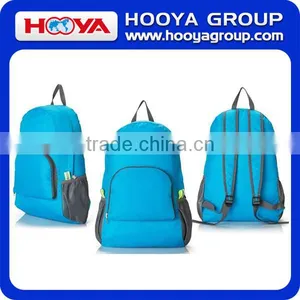 Big Capacity The Portable Zipper Soild Nylon Daily Travel Backpacks Shoulder Bags Folding Bag thumbnail-1