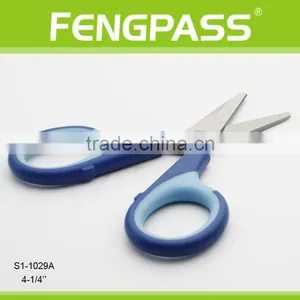 S1-1029A 4.25" 2Cr13 Stainless Steel Blade With PP+TPR Plastic Handle Mini Scissors thumbnail-3