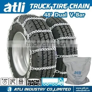 Atli Reinforced Dual-Triple Twisted Ladder Type V-bar 48'S Truck Chain thumbnail-1
