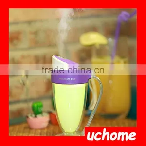 UCHOME 2017 Newest Design USB Moonlight Cup Humidifier With Coloful Led Light thumbnail-4