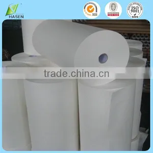 100% Virgin High Quality Wood Pulp Spunlace Tissue Paper Jumbo Roll thumbnail-1