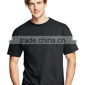 Wholesale Custom Fashion Men's ComfortSoft Crewneck Man to Man Plain T-Shirt thumbnail-5