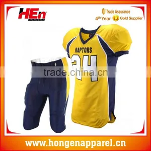 Hongen Apparel Newest Design Sports Wear Custom American Football Jersey and Team Uniforms thumbnail-1
