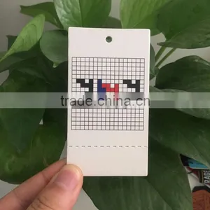 2017 High Quality Custom White Cardboard Paper Hang Tags for Garments thumbnail-4