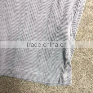 Men Button Cotton T-shirt Stock Apparel thumbnail-4