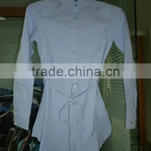 Womens Solid Color Spring Shirt Long Sleeve Shirt With One Chest Pocket,plastic Button Shirt,loose Shirt 02 thumbnail-1