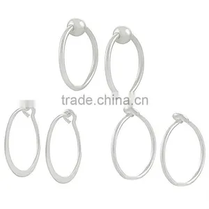 Diamond Hoop Earrings, Bangle Earrings, Fashion Bangle Earrings, Earrings Jewelry,Bangles Hoop Earring. thumbnail-1