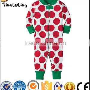 Infant New Baby Rompers Children Footed Striped Jumpsuits Infant Christmas Bodysuits thumbnail-4