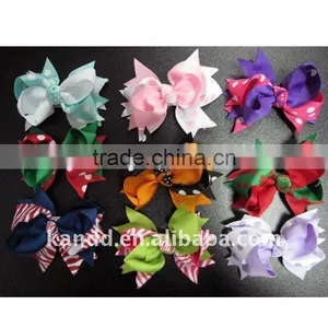 4inch Ribbon Bows/hair Bows/grosgrain Ribbon Bow thumbnail-1