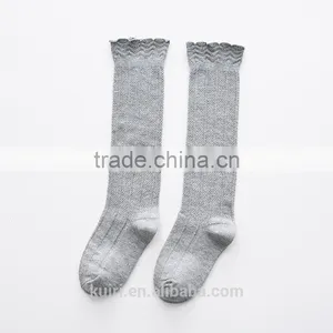 Baby Top Fashion Pure Color Kids Socks Soft 100% Cotton Kawaii Boys Girls Knee Long Socks Children's Leg Warmers High Socks thumbnail-5