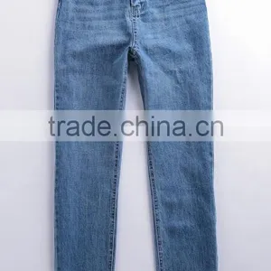 Runwaylover EY0624P Europe And American Style 2017 Ladies High Waist Vintage Denim Jeans thumbnail-4