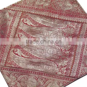 Paisley Indian Decorative Pillows Zari Decor Living Room Decorative Pillowcases thumbnail-1