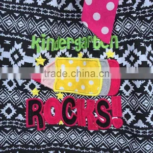 New Girls Kindergarten Dress Girls Boutiques Dress Kids Pillowcase Dress Kids Back to School Dress With Necklace and Headband thumbnail-2