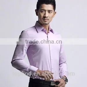 Hot Sale!!!Twill French Cuff Mans Shirt,polyester/cotton Shirt for Men,top Quality Poplin Wedding Mens Shirt thumbnail-1