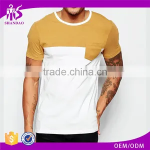 2017 Guangzhou Shandao Manufacturer 160g 100% Cotton Hot Selling Men's Short Sleeve O-Neck Custom t Shirt thumbnail-1