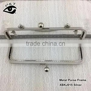 Silver Metal Purse Frame,box Clutch Frame,hard Shell Clutch Bag Metal Frame thumbnail-1