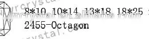 Flat Mirror Beads Octagon ,sew on Mirrors thumbnail-2