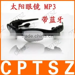 Headset Bluetooth Headphone New Hot Mp3 Player Sport Sunglasses Glasses thumbnail-1