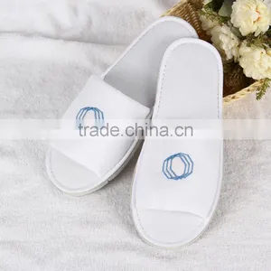 Cheap White Hotel Neoplane Slippers thumbnail-1