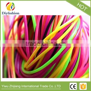 Hot Selling Box Set Roll DIY Round Hollow Knit Plastic PVC Scoubidou Strings thumbnail-4