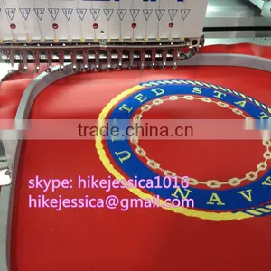 Fushun 1501 1201 1head Single Head Flat t Shirt Logo Computerized Embroidery Machine thumbnail-1