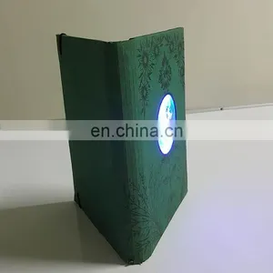2017 Free Samples Hardcover a4 Szie Notebook Custom Printing With Led Light thumbnail-5