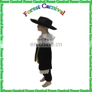 TZ-8240 Black King Boy King Costume For Kids thumbnail-3