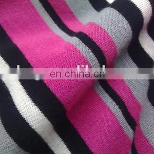 Winfar Textile Single Jersey Ring Spun Yarn Dyed Stripe 30S Viscose Jersey Fabric thumbnail-3